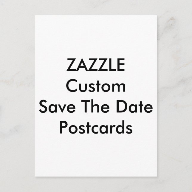Custom Wedding Save the Date Einladung Postkarten (Vorderseite)
