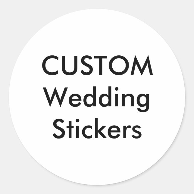 Custom Wedding Stickers 1,5" ROUND GLOSSY (20 pk.) (Vorderseite)