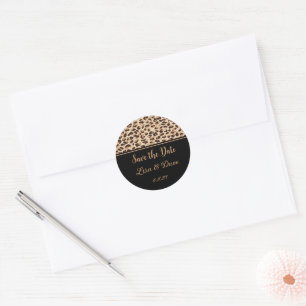 Custom Wedding Stickers Save the Date