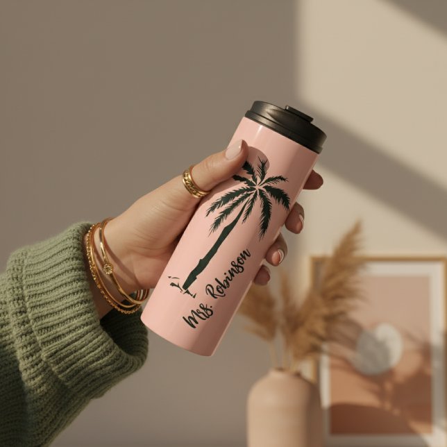 Custom Wedding Tumbler for Newlywed Bride & Groom Thermosbecher (Custom Mr and Mrs Wedding Tumbler for Husband, Wife, Newlyweds, Traveling Couples & Anniversary Gift)