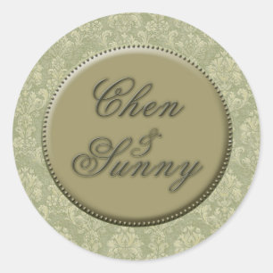 Custom Wedding Umschlag Aufkleber