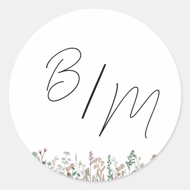 Custom Wedding Umschlag Aufkleber (Vorderseite)