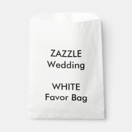 Custom Wedding WHITE Paper Fevor Bag Geschenktütchen