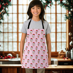 Custom Weihnachtsmannmütze Face Weihnachtsgeschenk Schürze