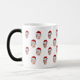 Custom Weihnachtsmannmütze Face Weihnachtsgeschenk Verwandlungstasse