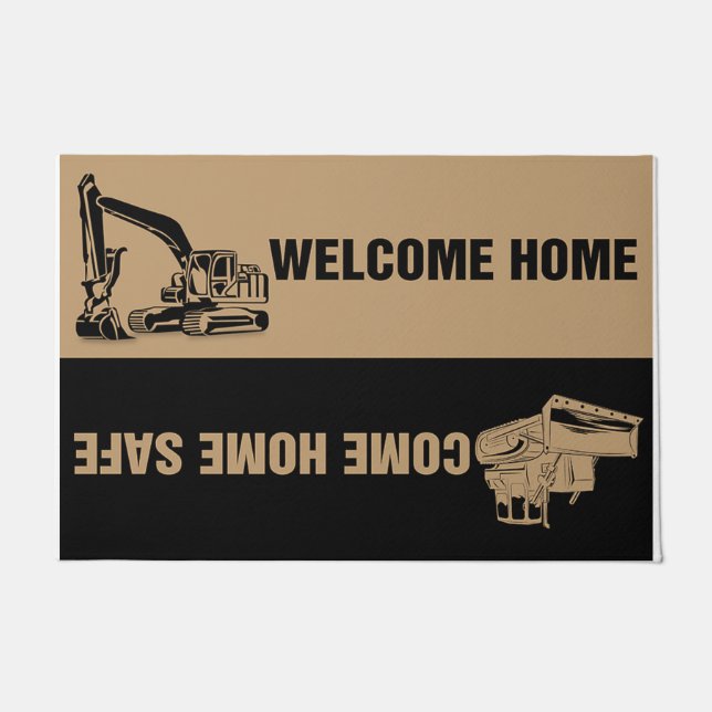 Custom Welcome Home Rug - Gift For Him Fußmatte (Vorderseite)