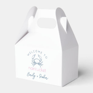 Custom Welcome to Nantucket Hochzeit Geschenkschachtel