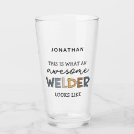 Custom Welder Funny Phantastisch Welder Geschenke Glas