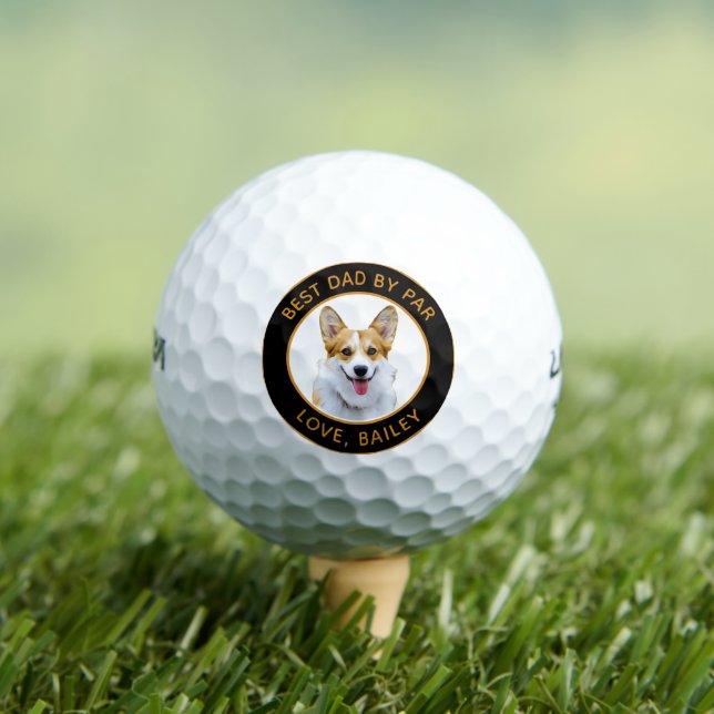 Custom Welsh Corgi Dog Personalisiert Zeichnend Golfball (Insitu T-Shirt)