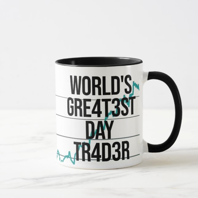 CUSTOM Weltbest Day Trading Tasse (Rechts)