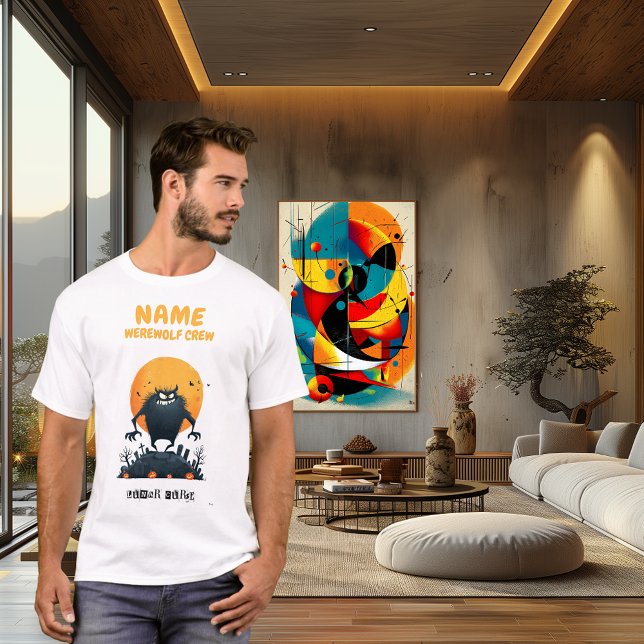 Custom Werewolf Crew Halloween Shirt (Von Creator hochgeladen)