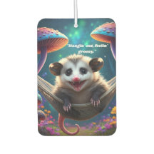 Custom Whimsical Opossum Psychedelic Hippie