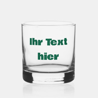 custom whiskyglas mit text