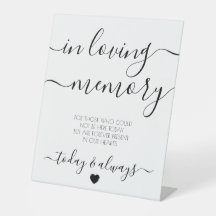 Custom White Calligraphy Memorial