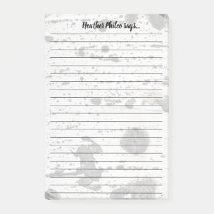 Custom White Quaking Aspen Tree Bark Textur Post-it Klebezettel