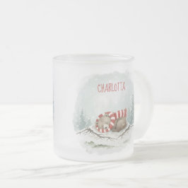 Custom Winter Bear Mug – Sleeping Animal Design