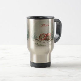 Custom Winter Bear Mug – Sleeping Animal Design Reisebecher