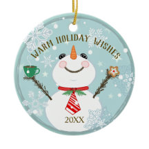 Custom Winter Holiday Weihnachtsschneemann