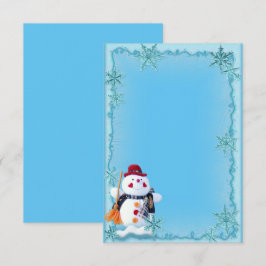 Custom Winter Wedding Einladung