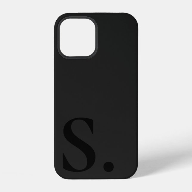 Custom with Initial Name iPhone 12 Hülle (Rückseite)