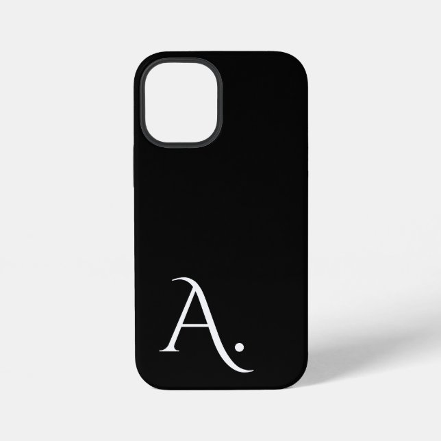 Custom with Initial Name iPhone 12 Mini Hülle (Rückseite)