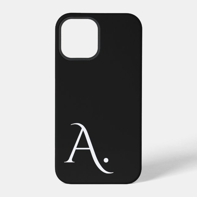 Custom with Initial Name iPhone 12 Pro Hülle (Rückseite)