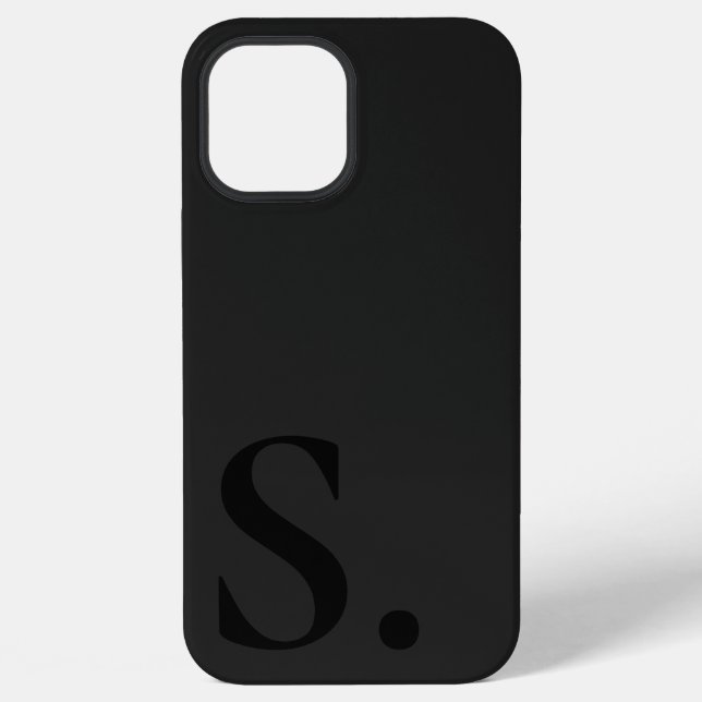 Custom with Initial Name iPhone 12 Pro Max Hülle (Rückseite)