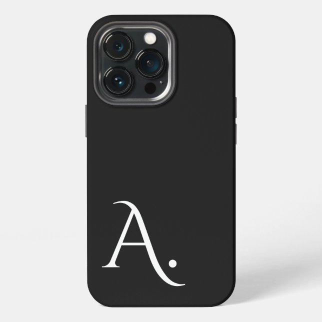 Custom with Initial Name iPhone 13 Pro Hülle (Hinten)
