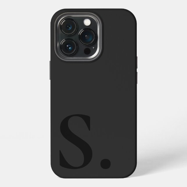 Custom with Initial Name iPhone 13 Pro Hülle (Hinten)