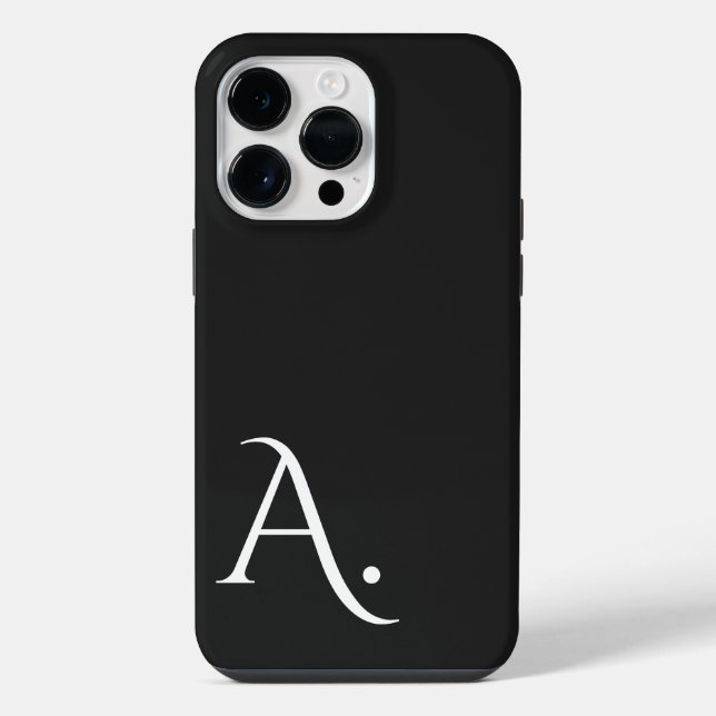 Custom with Initial Name iPhone 14 Pro Max Hülle (Rückseite)