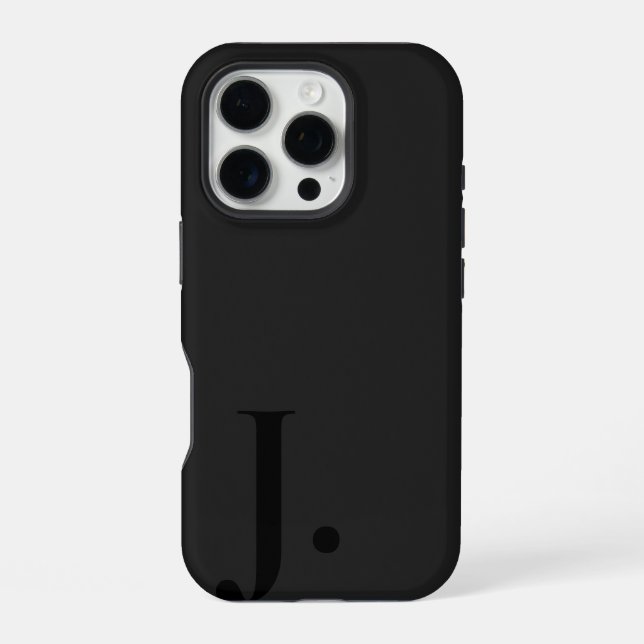Custom with Initial Name iPhone 16 Pro Hülle (Rückseite)