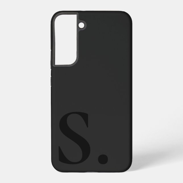 Custom with Initial Name Samsung Galaxy Hülle (Rückseite)