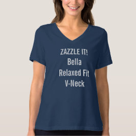 Custom Women's Bella entspannt Fit V-Neck T - Shir T-Shirt