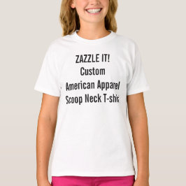 Custom Women's Bella Leinwand Scoop Neck T - Shirt