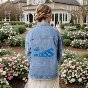 Custom Women's Denim Jacket (Jean Jacket), Denim Jeansjacke