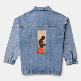 Custom Women's Denim Jacket (Jean Jacket), Denim Jeansjacke