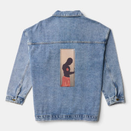 Custom Women's Denim Jacket (Jean Jacket), Denim Jeansjacke