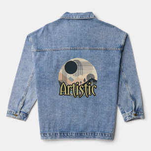 Custom Women's Denim Jacket (Jean Jacket), Denim Jeansjacke