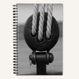 Custom Wood Block Spiral Notebook Notizbuch