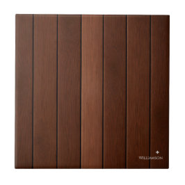 Custom Wood Texture brown Fliese
