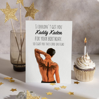 Custom Xaddy Xaden BookFunny Birthday Card Feiertagskarte