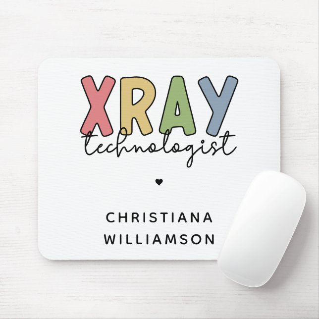 Custom Xray Technologist Röntgen Tech Geschenke Mousepad (Mit Mouse)
