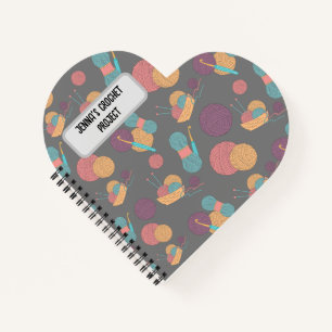 Custom Yarn Project Notizbuch