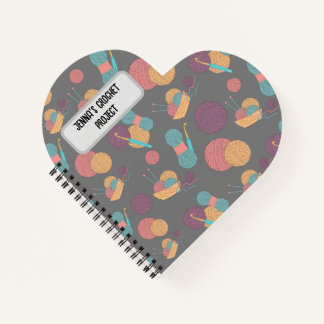 Custom Yarn Project Notizbuch