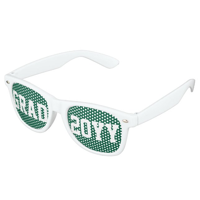 Custom Year Grad School Uni-Abschluß Party Partybrille (Schrägansicht)