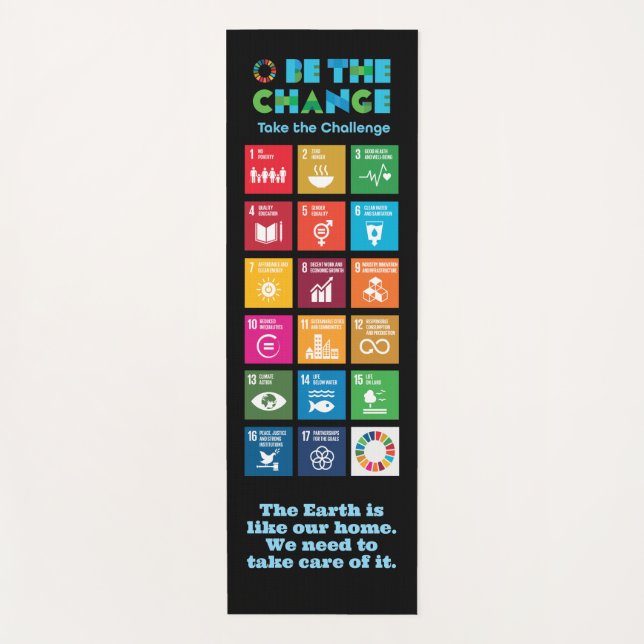 Custom Yoga Mat Personalisiert - Yoga Teacher Gesc Yogamatte (Vorderseite)