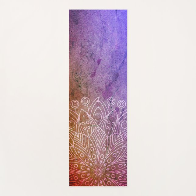 Custom Yoga mata mandala Yogamatte (Vorderseite)