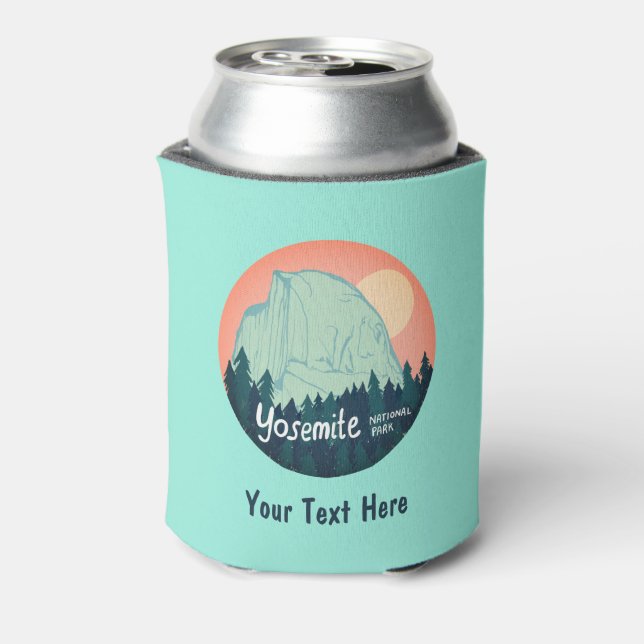 CUSTOM Yosemite Nationalpark Halbkuppel Kunst Dosenkühler (Kanne Rückseite)