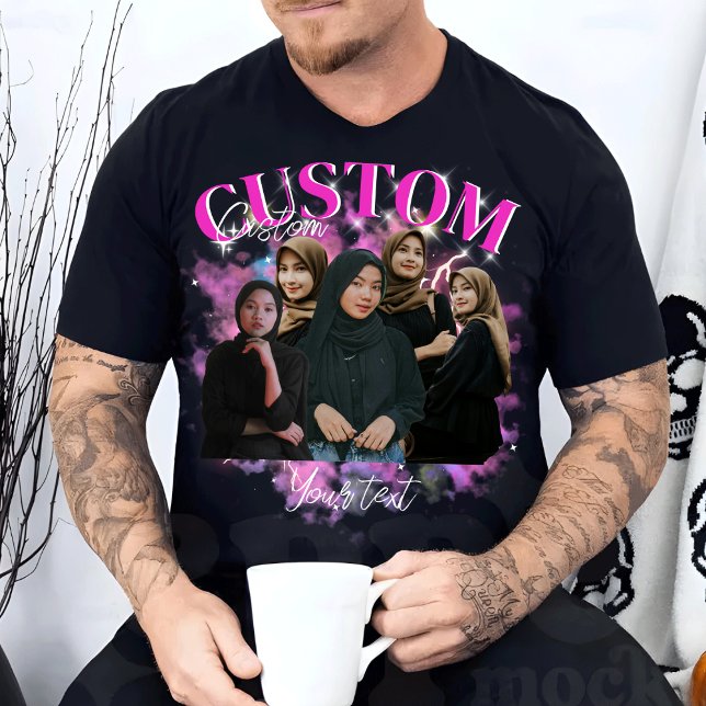 Custom Your Oben Bootleg Foto Bootleg Girlfriend T-Shirt (Von Creator hochgeladen)