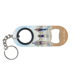 Custom Your Photo and Text Keychain Bottle Opener Mini Flaschenöffner